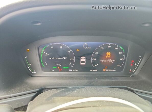 1HGCY2F55SA078129 2025 HONDA ACCORD Gray Vista del cuadro de instrumentos