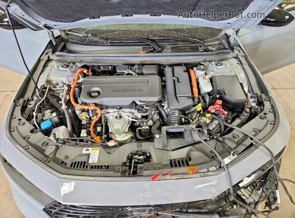 1HGCY2F55SA078129 2025 HONDA ACCORD Gray Vista interior trasera
