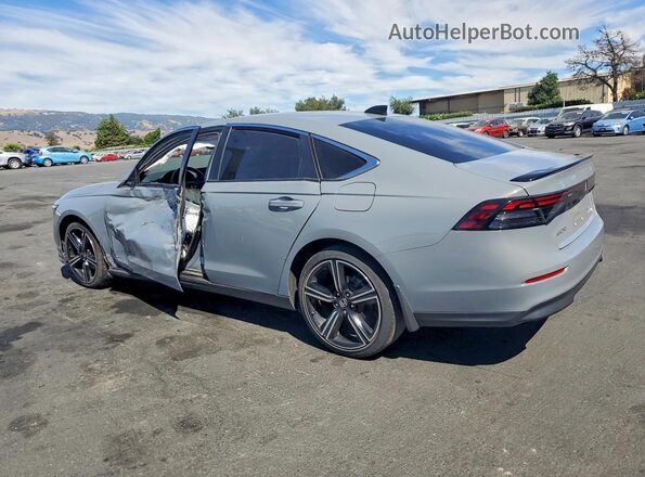 1HGCY2F56PA029724 2023 HONDA ACCORD Gray Rear left