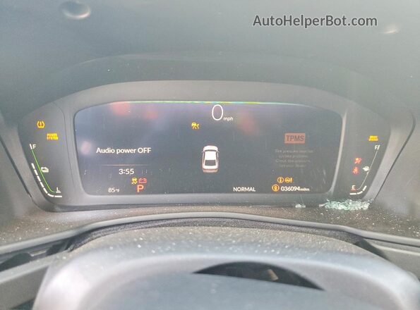 1HGCY2F56PA029724 2023 HONDA ACCORD Gray Instrument cluster view