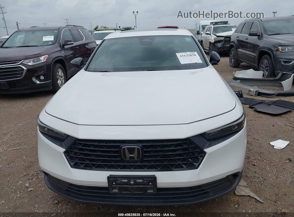 1HGCY2F56PA037077 2023 HONDA ACCORD White Սալոնի հետևի տեսք