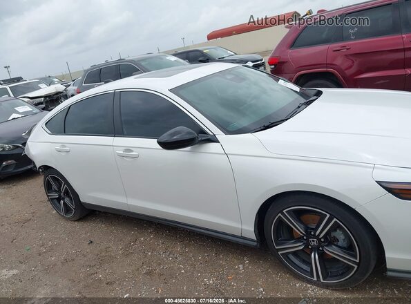 1HGCY2F56PA037077 2023 HONDA ACCORD White Սալոնի 360 աստիճան տեսք