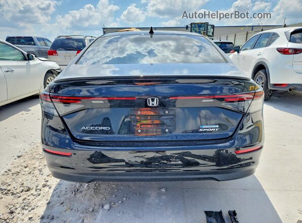 1HGCY2F56PA043784 2023 HONDA ACCORD Черный Вид сзади