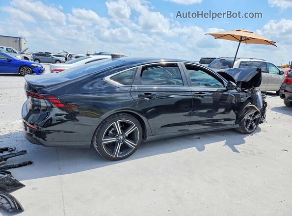 1HGCY2F56PA043784 2023 HONDA ACCORD Черный Задняя правая четверть
