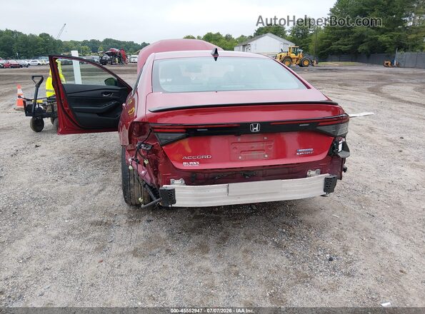 1HGCY2F56PA049858 2023 HONDA ACCORD Red Вид спереду