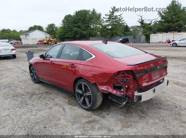 1HGCY2F56PA049858 2023 HONDA ACCORD Red Задня ліва чверть