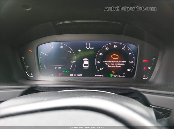 1HGCY2F56PA049858 2023 HONDA ACCORD Red Вид задніх сидінь