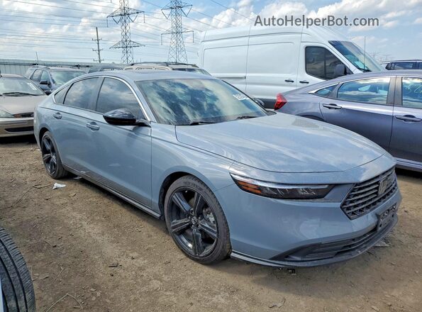 1HGCY2F56PA061217 2023 HONDA ACCORD Gray Delantero derecho