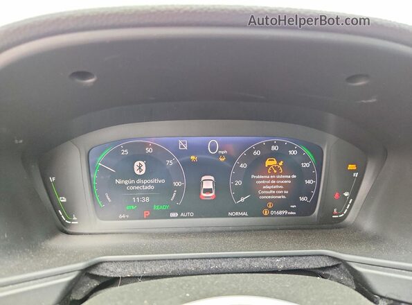 1HGCY2F56RA054058 2024 HONDA ACCORD Silver Widok zestawu wskaźników
