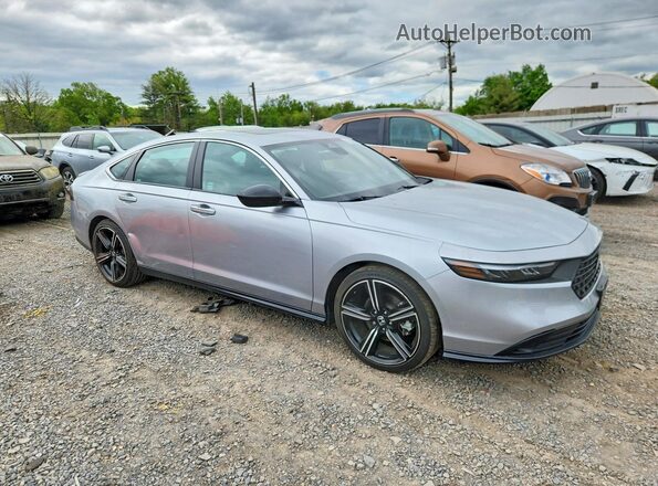 1HGCY2F56RA054058 2024 HONDA ACCORD Silver Przód prawy