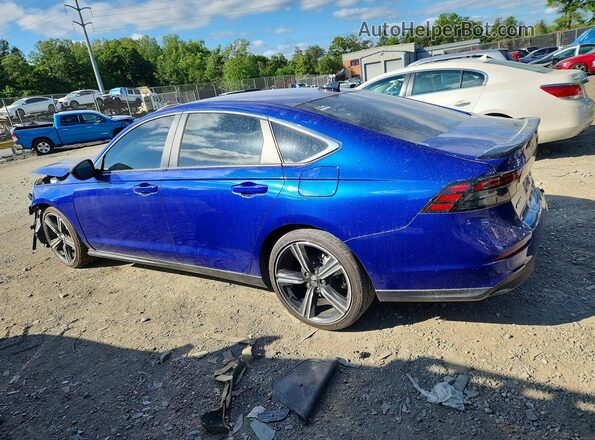 1HGCY2F56RA074231 2024 HONDA ACCORD Blue უკანა მარცხენა
