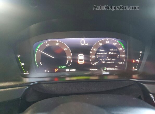 1HGCY2F56SA012995 2025 HONDA ACCORD Black Widok zestawu wskaźników