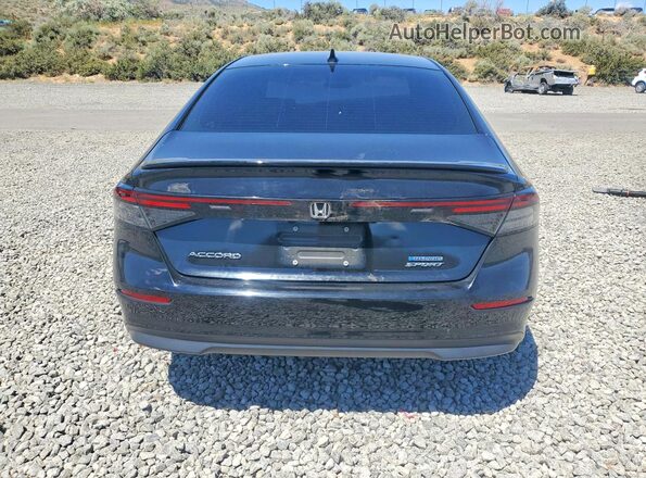 1HGCY2F56SA012995 2025 HONDA ACCORD Black Widok z tyłu