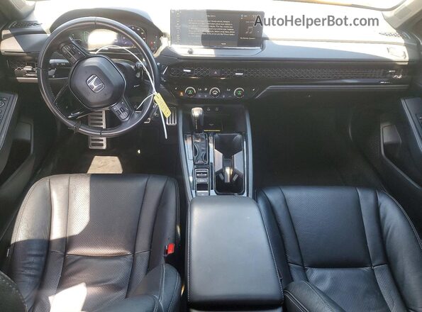 1HGCY2F56SA012995 2025 HONDA ACCORD Black Widok deski rozdzielczej