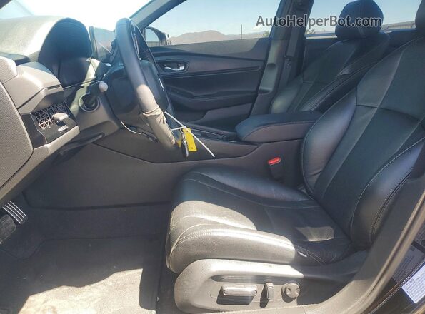 1HGCY2F56SA012995 2025 HONDA ACCORD Black Widok wnętrza z przodu