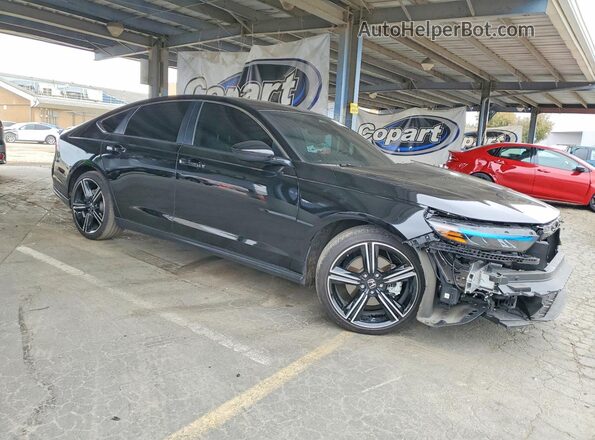 1HGCY2F56SA050145 2025 HONDA ACCORD Black Delantero derecho