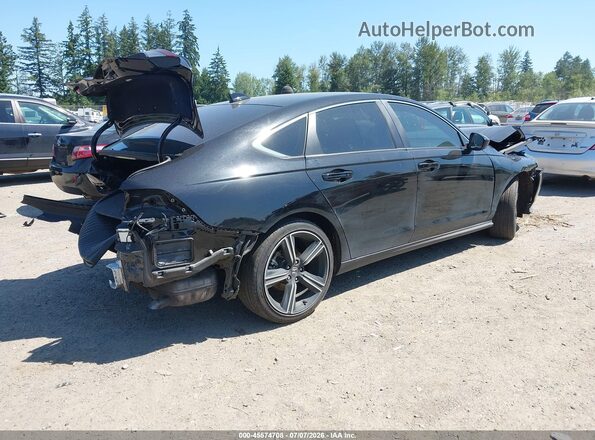 1HGCY2F56SA051280 2025 HONDA ACCORD Black უკანა მარჯვენა
