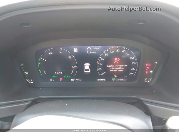 1HGCY2F56SA051280 2025 HONDA ACCORD Black უკანა სავარძლების ხედი