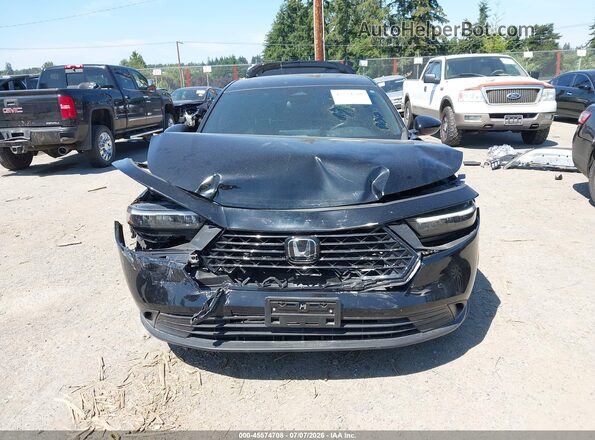 1HGCY2F56SA051280 2025 HONDA ACCORD Black უკანა სალონის ხედი