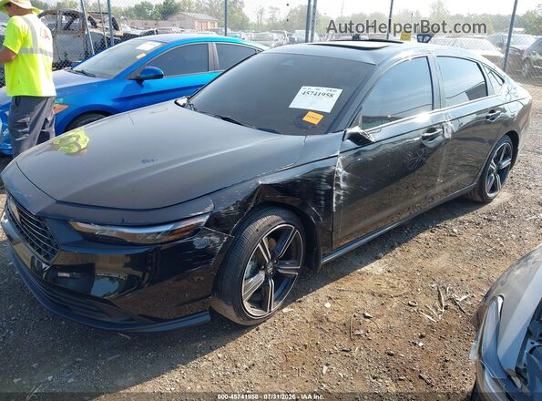 1HGCY2F56TA005627 2026 HONDA ACCORD Black Przód lewy