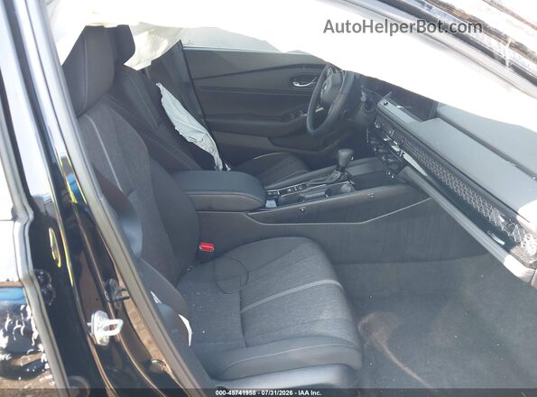 1HGCY2F56TA005627 2026 HONDA ACCORD Black Widok wnętrza z przodu