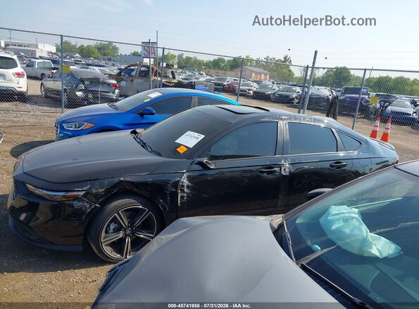 1HGCY2F56TA005627 2026 HONDA ACCORD Black Widok wnętrza 360 stopni