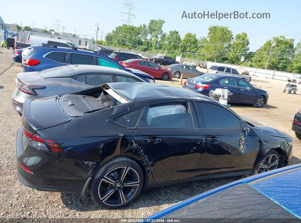 1HGCY2F56TA005627 2026 HONDA ACCORD Black Widok wnętrza z tyłu