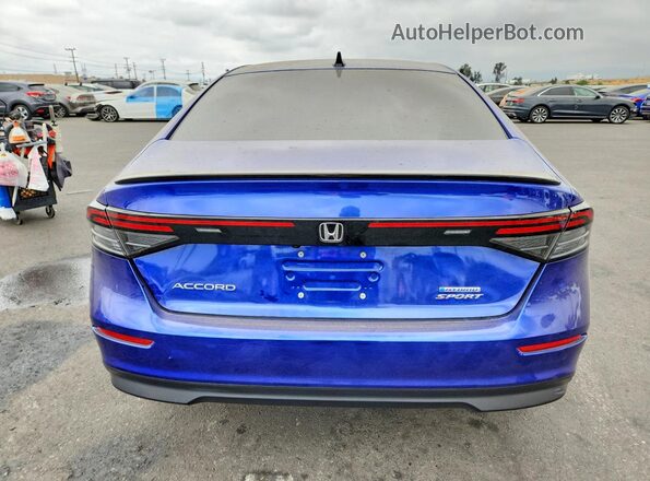 1HGCY2F57RA044493 2024 HONDA ACCORD Blue Հետևի տեսք