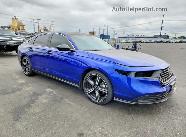 1HGCY2F57RA044493 2024 HONDA ACCORD Blue Առջևի աջ