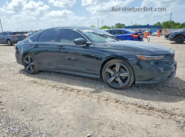 1HGCY2F57RA047569 2024 HONDA ACCORD Black Przód prawy