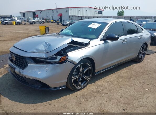 1HGCY2F57RA054022 2024 HONDA ACCORD Silver Առջևի ձախ երեք քառորդ տեսարան
