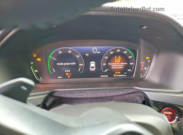 1HGCY2F57SA022791 2025 HONDA ACCORD White ხელსაწყოთა პანელის ხედი