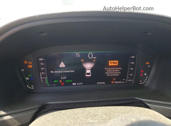 1HGCY2F57SA088354 2025 HONDA ACCORD Серебряный Вид щитка приборов