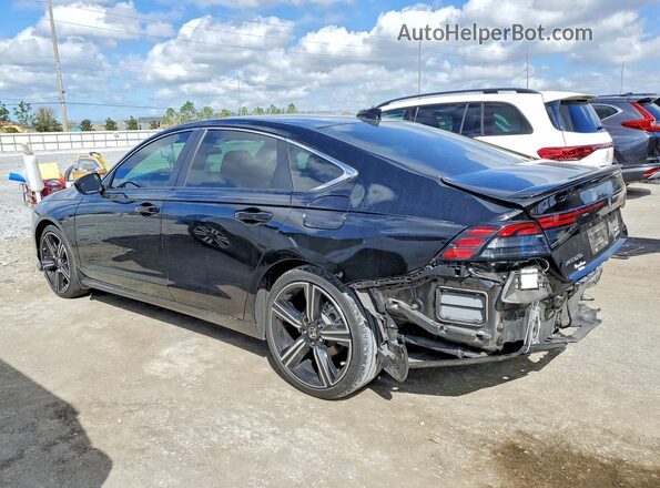 1HGCY2F58PA002203 2023 HONDA ACCORD Black Rear left