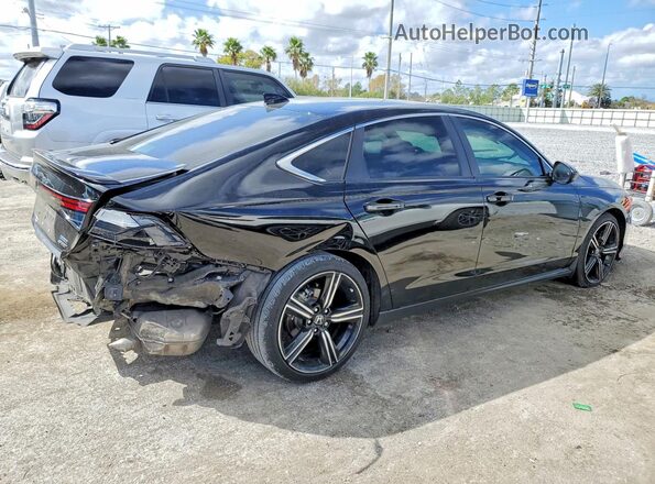 1HGCY2F58PA002203 2023 HONDA ACCORD Black Rear right