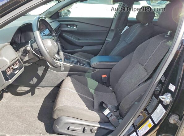 1HGCY2F58PA002203 2023 HONDA ACCORD Black Front interior view