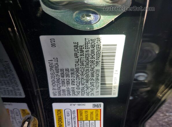 1HGCY2F58PA047335 2023 HONDA ACCORD Black Engine compartment view