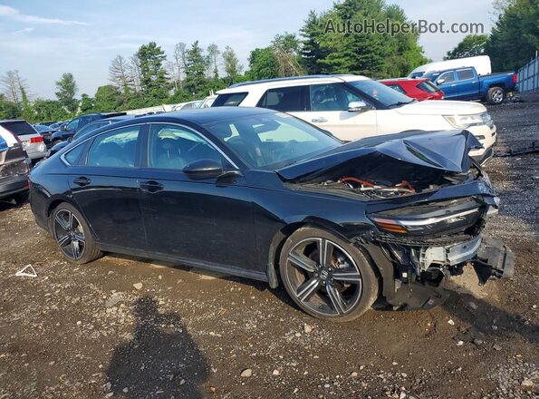 1HGCY2F58PA047335 2023 HONDA ACCORD Black Front right