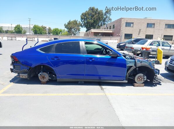 1HGCY2F58RA022132 2024 HONDA ACCORD Blue Rear interior view