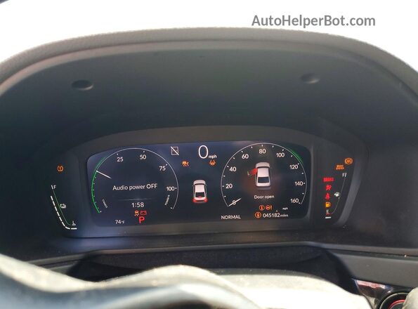 1HGCY2F58RA081097 2024 HONDA ACCORD Black Instrument cluster view