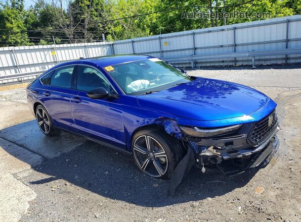 1HGCY2F58SA018054 2025 HONDA ACCORD Blue Передня права чверть