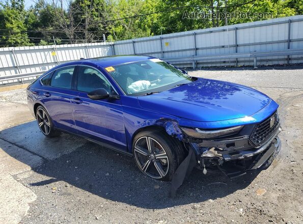 1HGCY2F58SA018054 2025 HONDA ACCORD Blue Панорамний вид салону 360°