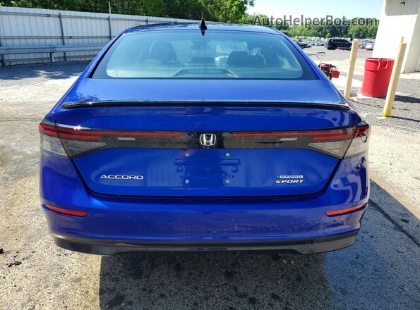 1HGCY2F58SA018054 2025 HONDA ACCORD Blue Вид ззаду