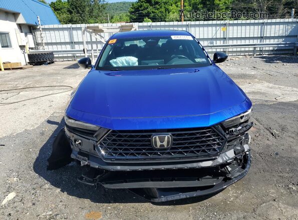 1HGCY2F58SA018054 2025 HONDA ACCORD Blue Вид наклейки з VIN-кодом