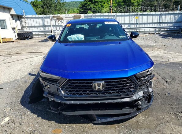 1HGCY2F58SA018054 2025 HONDA ACCORD Blue Вид спереду