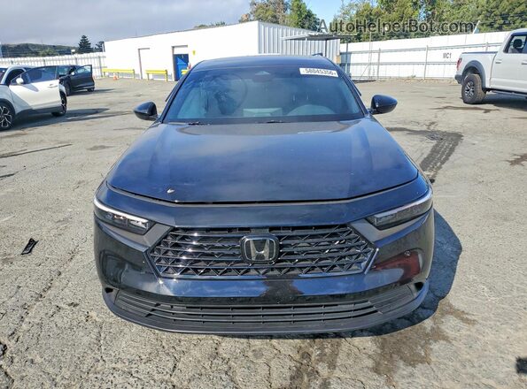 1HGCY2F58SA027532 2025 HONDA ACCORD Black Widok z przodu