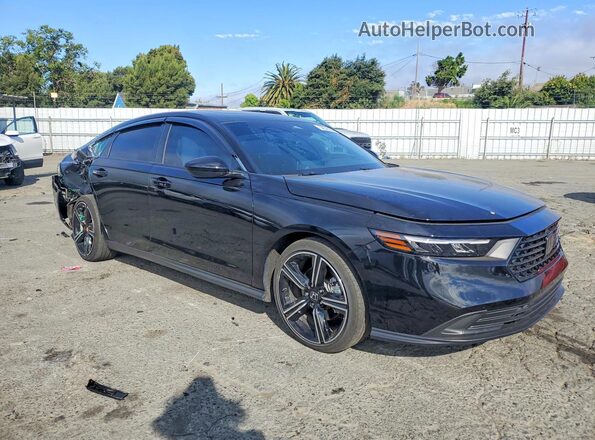 1HGCY2F58SA027532 2025 HONDA ACCORD Black Przód prawy