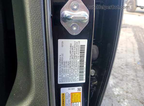 1HGCY2F58SA027532 2025 HONDA ACCORD Black Widok komory silnika