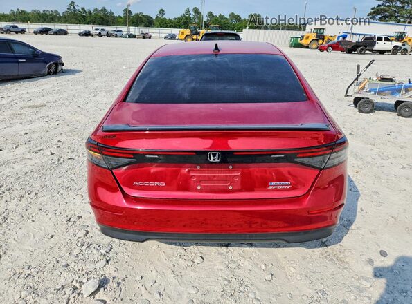 1HGCY2F59PA008950 2023 HONDA ACCORD Красный Вид сзади