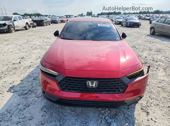 1HGCY2F59PA008950 2023 HONDA ACCORD Красный Вид спереди